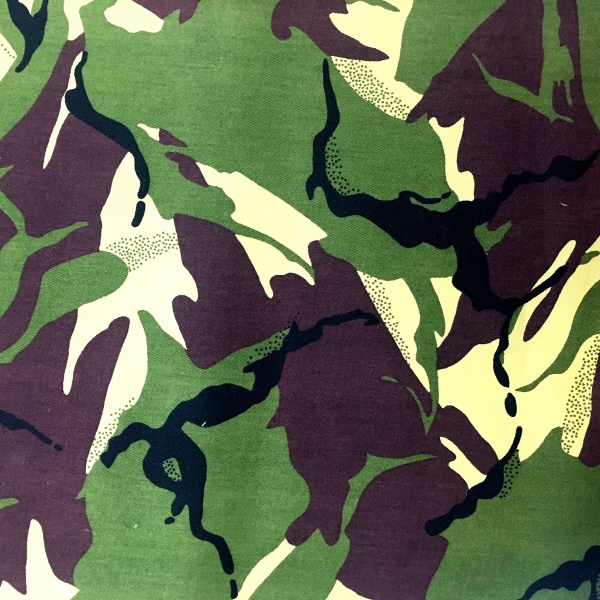Camouflage Cotton Drill Green